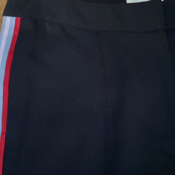 Flat front trousers with tuxedo stripe - Picture 3 of 5